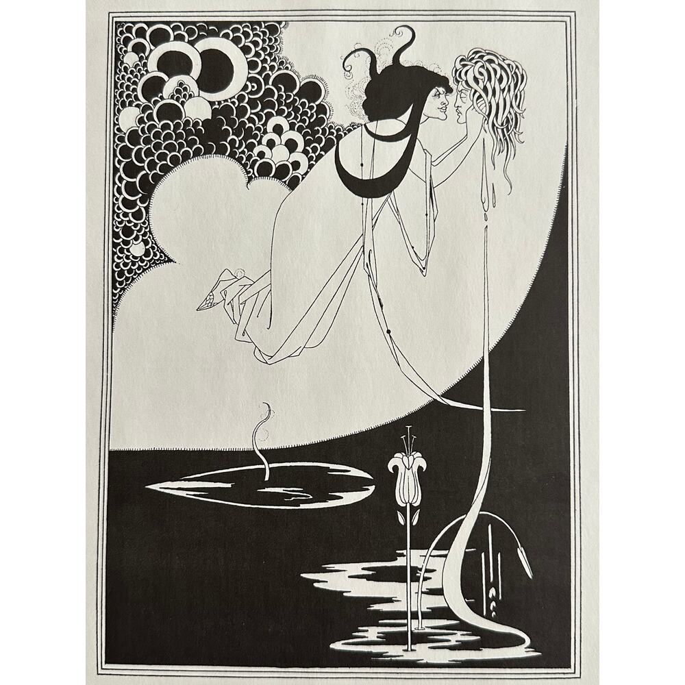 Aubrey Beardsley, The Climax, Oscar Wilde, Salome, Art Print, ~ 250726-WH 240 B